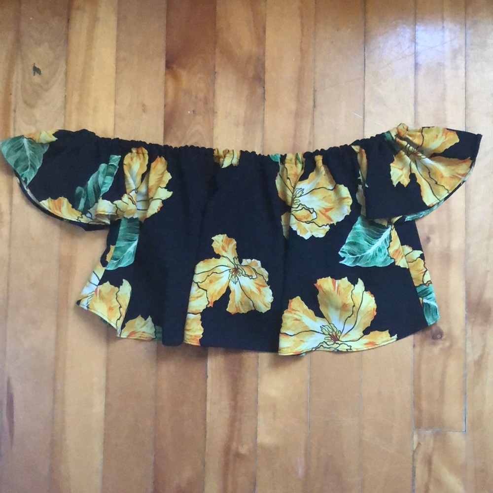 Off the shoulder Zara top
